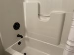 Guest bathroom shower/tub combination